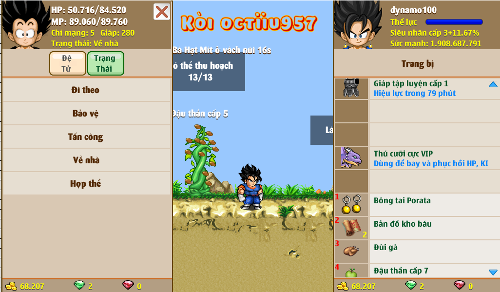 Nick Ngọc Rồng Online VIP giá rẻ, NickDaoquan.Vn, Shop Nick Ngọc Rồng