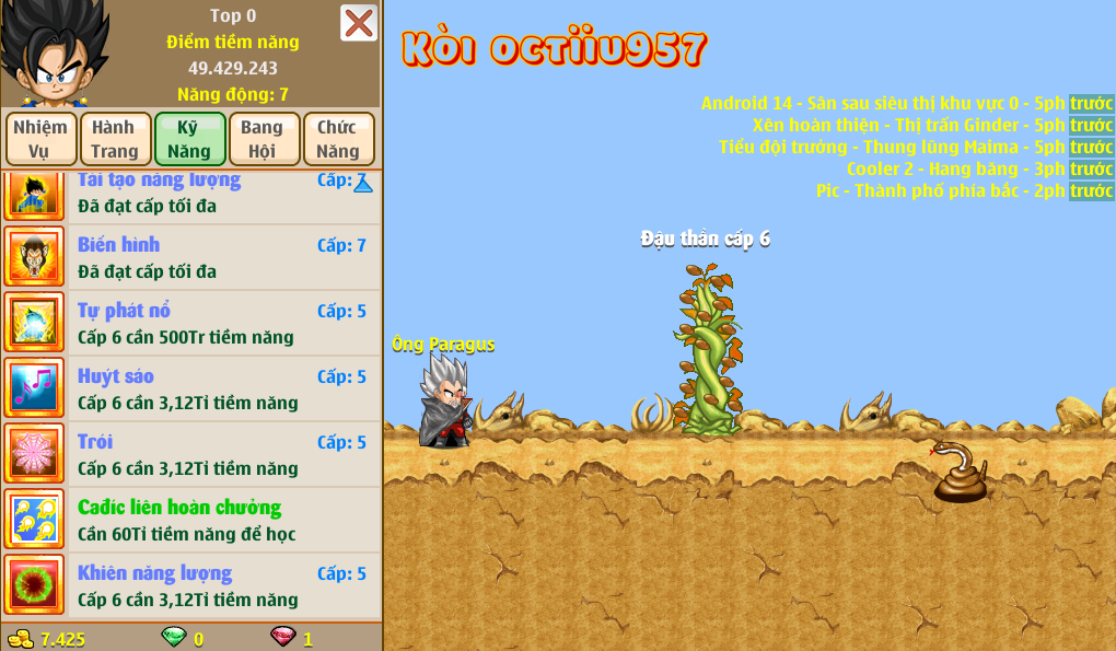 Nick Ngọc Rồng Online VIP giá rẻ, NickDaoQuan.Com, Shop Nick Ngọc Rồng