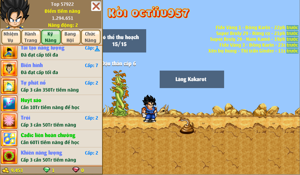 Nick Ngọc Rồng Online VIP giá rẻ, NickDaoquan.Vn, Shop Nick Ngọc Rồng