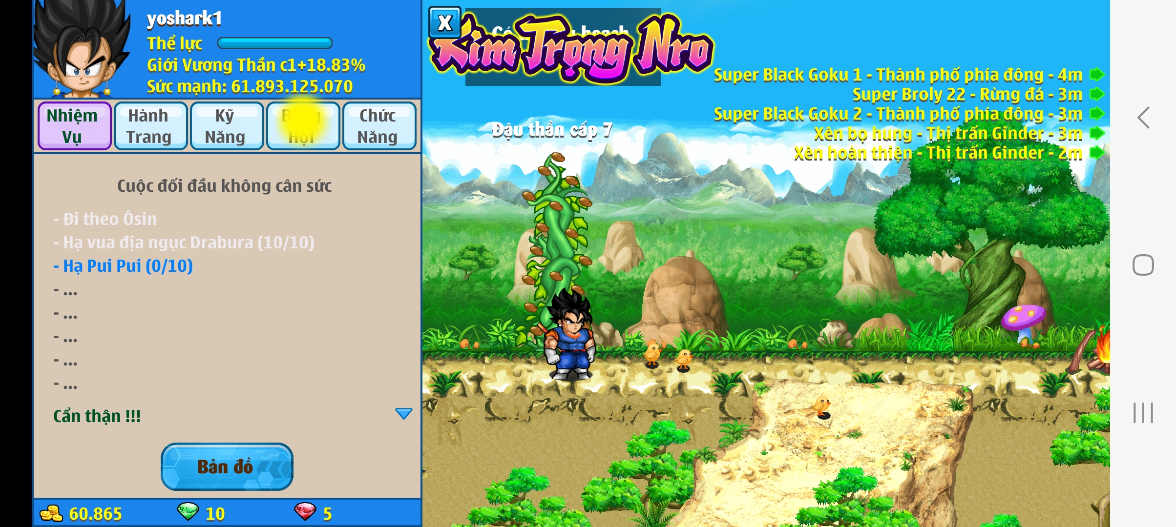 Nick Ngọc Rồng Online VIP giá rẻ, NickDaoquan.Vn, Shop Nick Ngọc Rồng